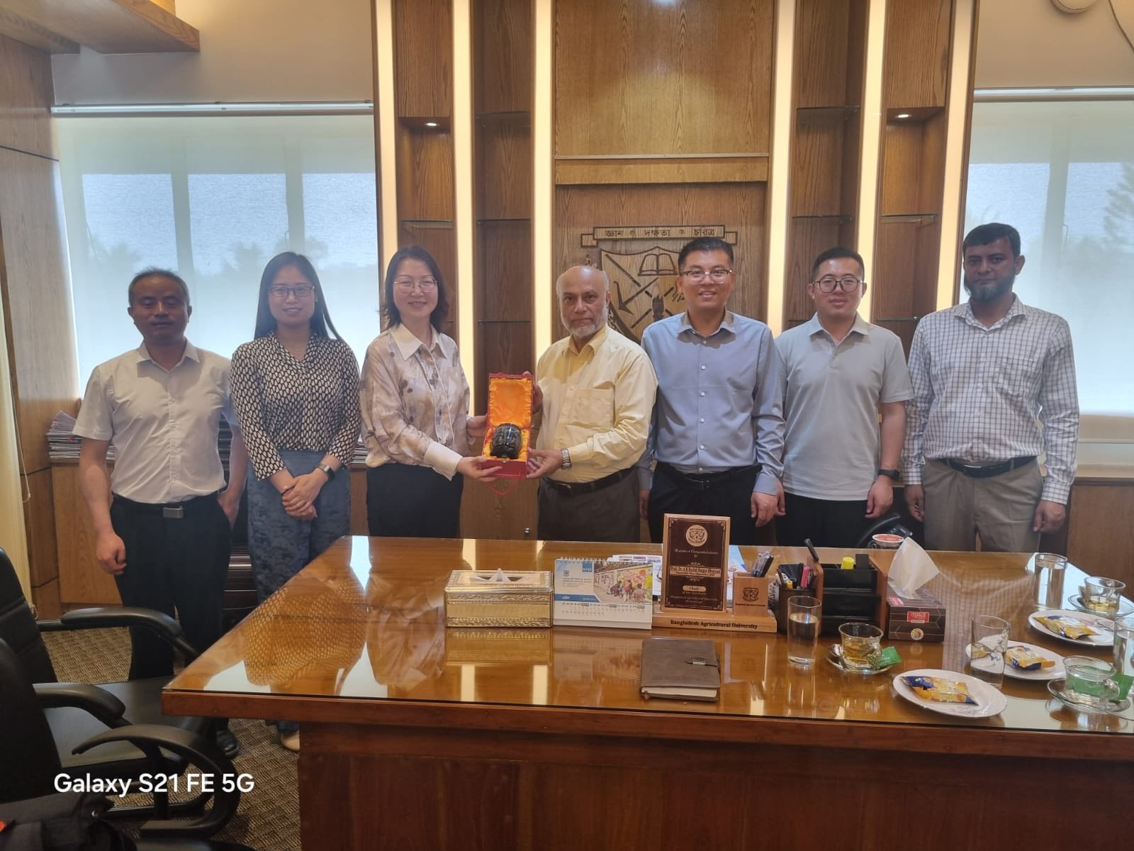 Chinese Delegates from the Northwest A&F University meet BAU Vice-chancellor for future collaboration