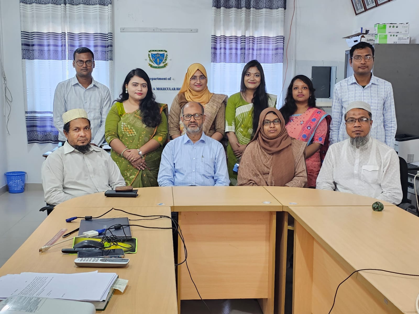 MS Thesis Defense of MS students (April-September/2024 semester) studying M.S. in Biochemistry and Molecular Biology course held on 11 November, 2024.