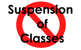 Class Suspension Notice