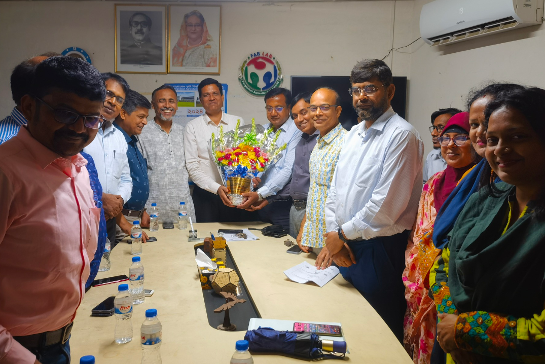 Professor Dr. Choyan Kumer Saha has been appointed as the new Director of FabLab BAU on 06 may 2024!